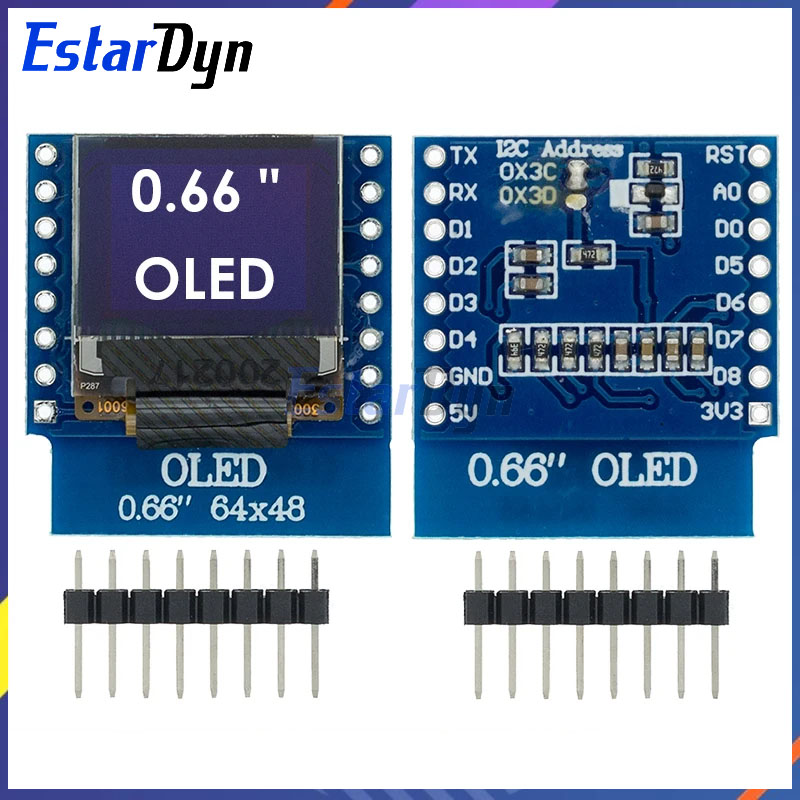 Wemos D1 - 0.66 inç OLED LED LCD ekran