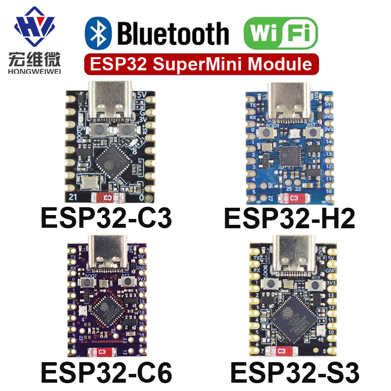 Olimex Esp32 - Tek Çekirdekli SuperMini ESP32-S3 ESP32-C3 ESP32-H2