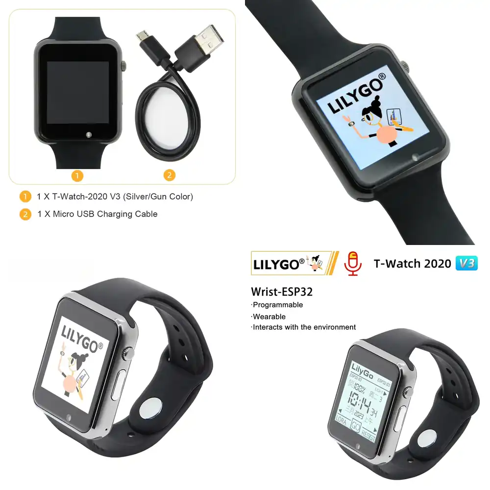 Ttgo T Watch - LILYGO TTGO T-Watch 2020 V3 470mAh