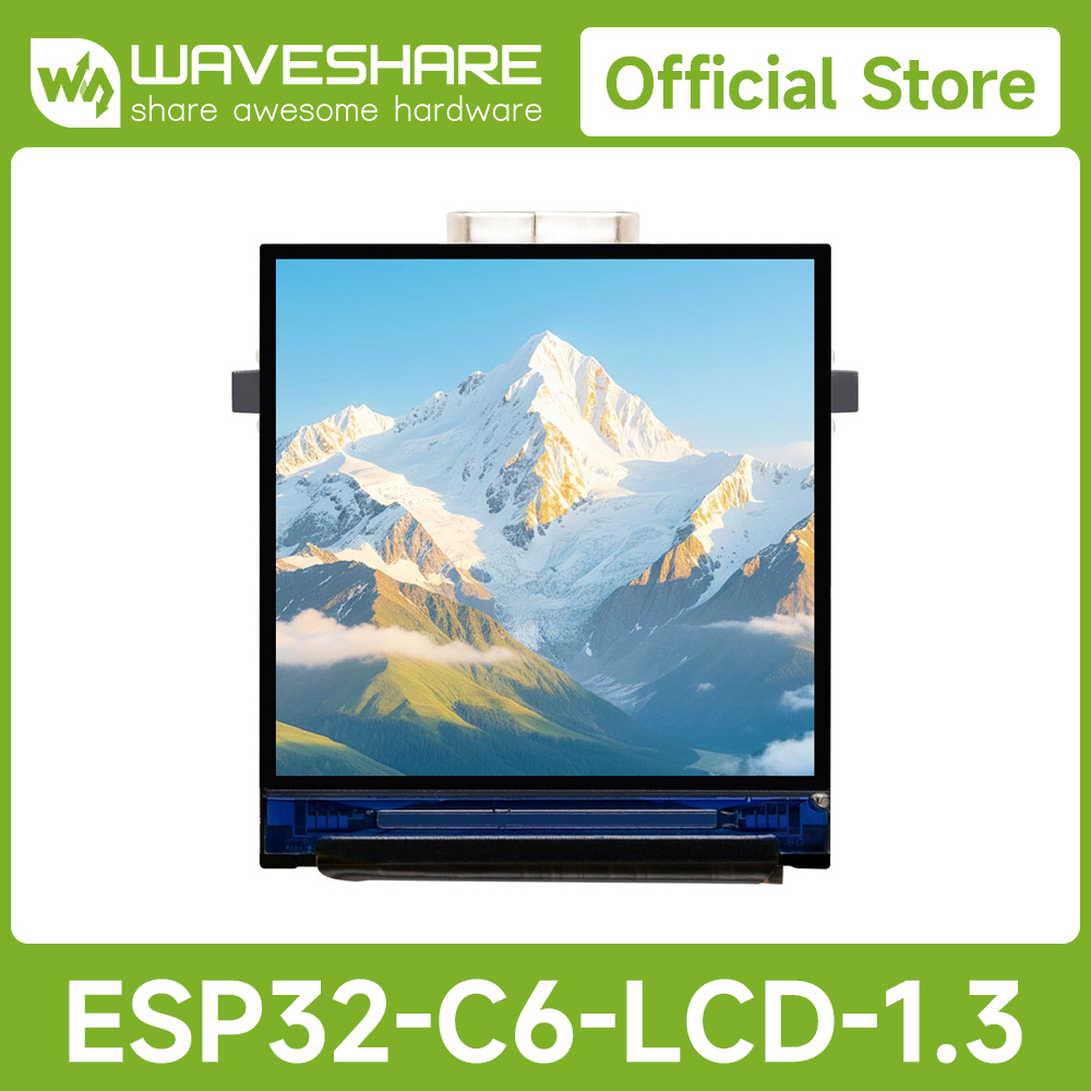 Waveshare Esp32 - Waveshare ESP32-C6 1,3 inç LCD Ekran