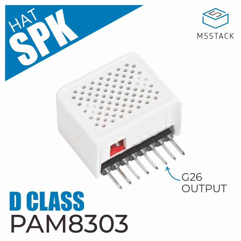 M5Stickc - M5Stack Resmi M5StickC Hoparlör Şapkası (PAM8303)