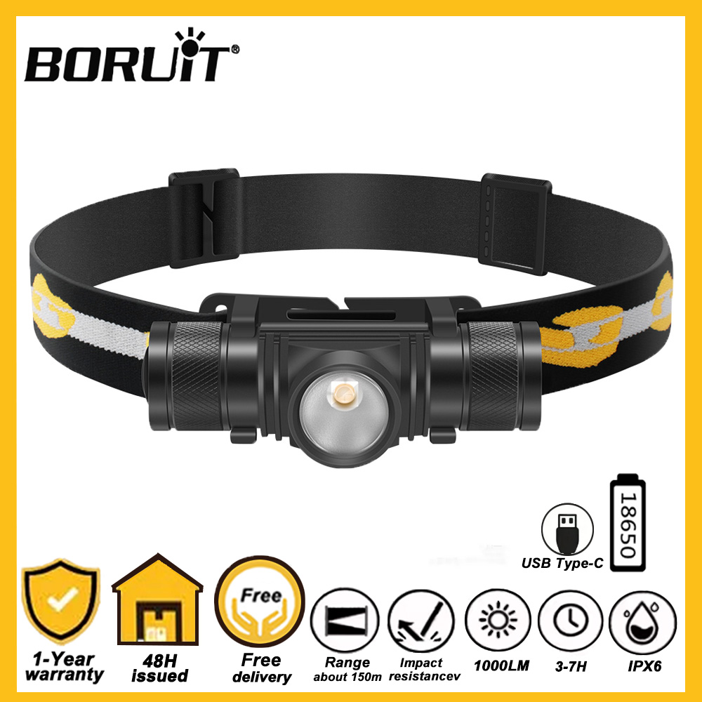 Lolin D32 - BORUiT D10 LED Far 18650 Pil