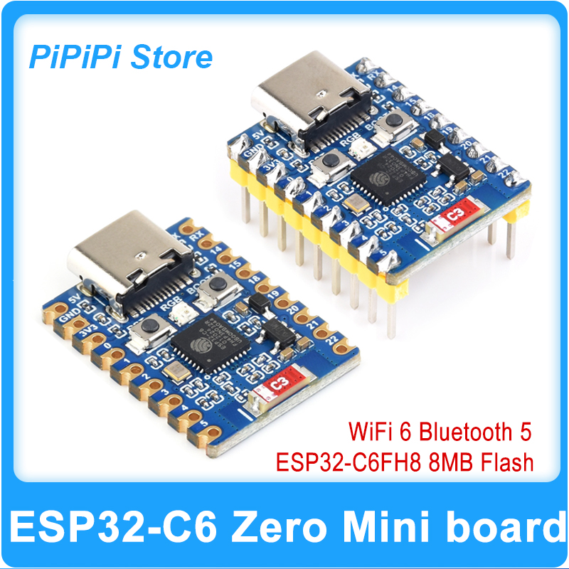 Doit Esp32 - ESP32-C6 Zero Süper Mini Geliştirme Kartı,
