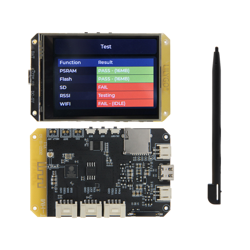Ttgo Tdisplay - TTGO T-HMI ESP32-S3 Geliştirme Kartı 2.8''