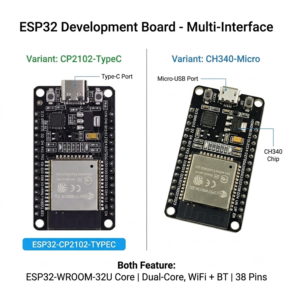 Nodemcuv2 - ESP32 Geliştirme Kartı Çift Çekirdekli WiFi