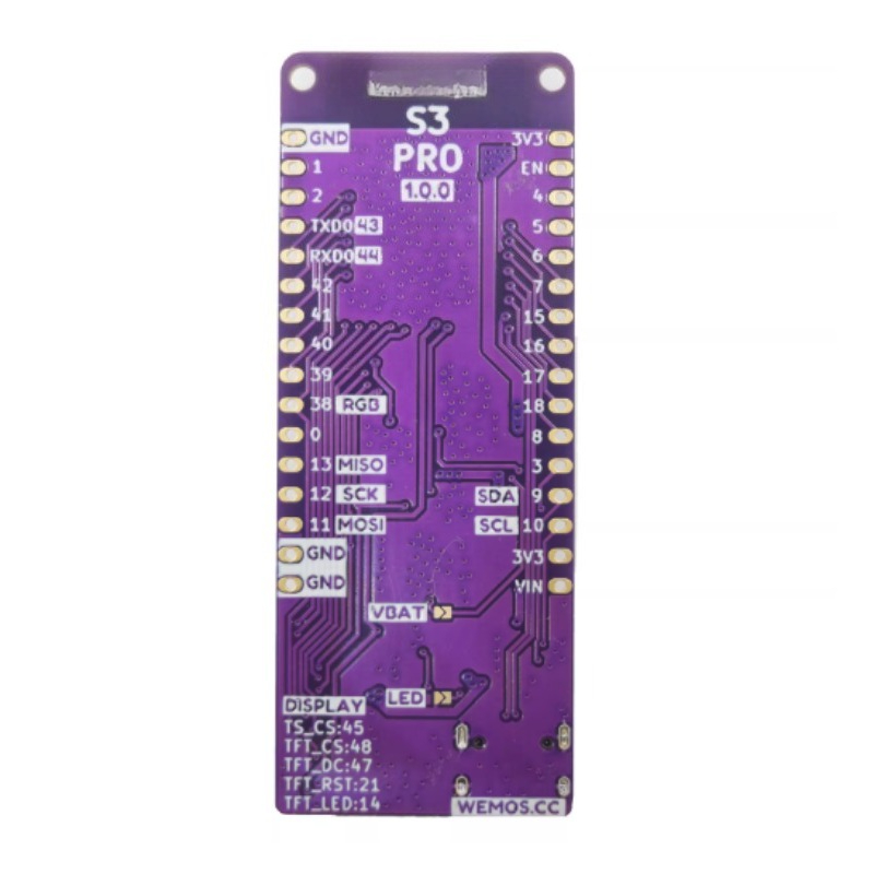 Lolin S3 - LOLIN S3 Pro V1.0.0 ESP32-S3 IOT