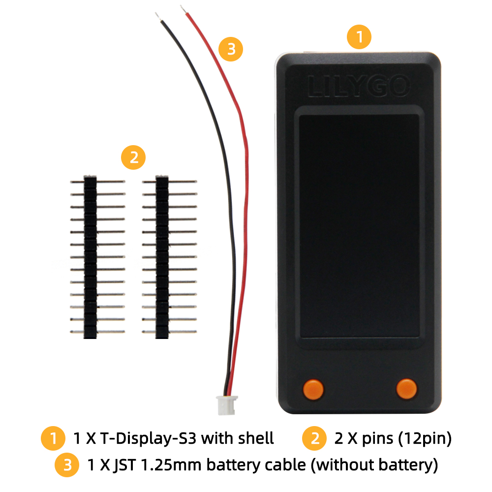 Ttgo Tdisplay - TTGO T-Display-S3 1.9 inç IPS TFT