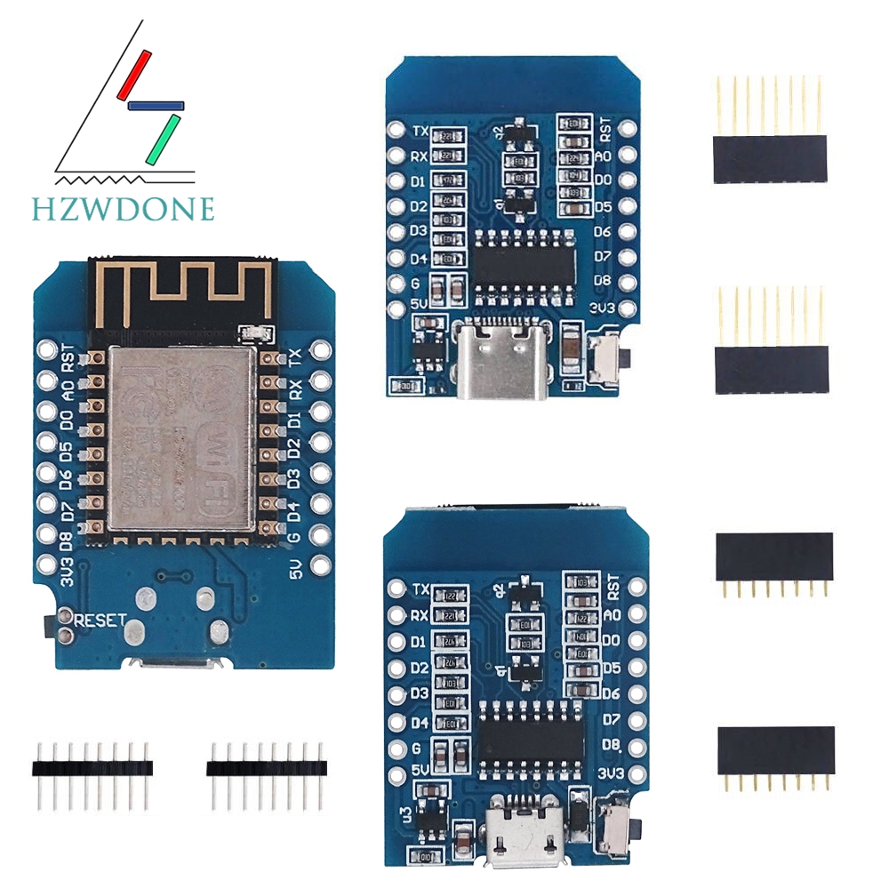 Nodemcuv2 - Tip-c mikro USB D1 Mini NodeMcu