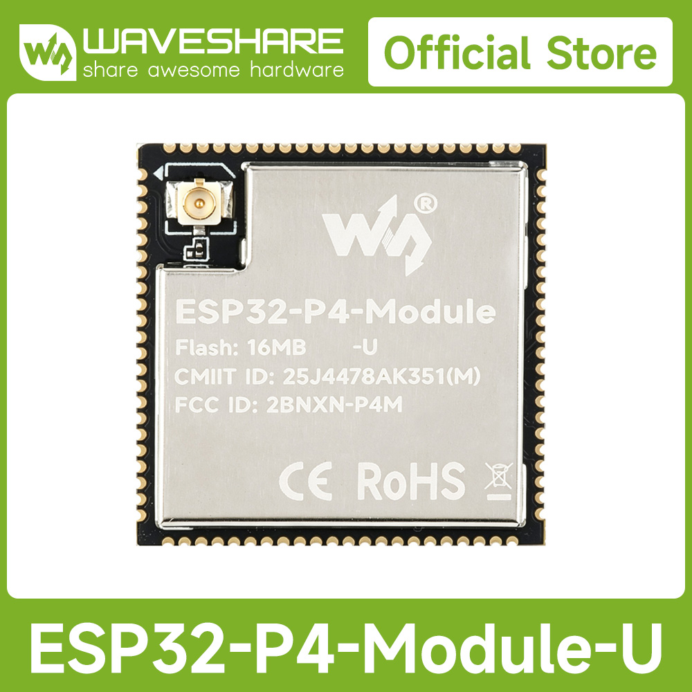Waveshare Esp32 - Waveshare ESP32-P4-Modül Çekirdek Kartı, ESP32-P4 ve