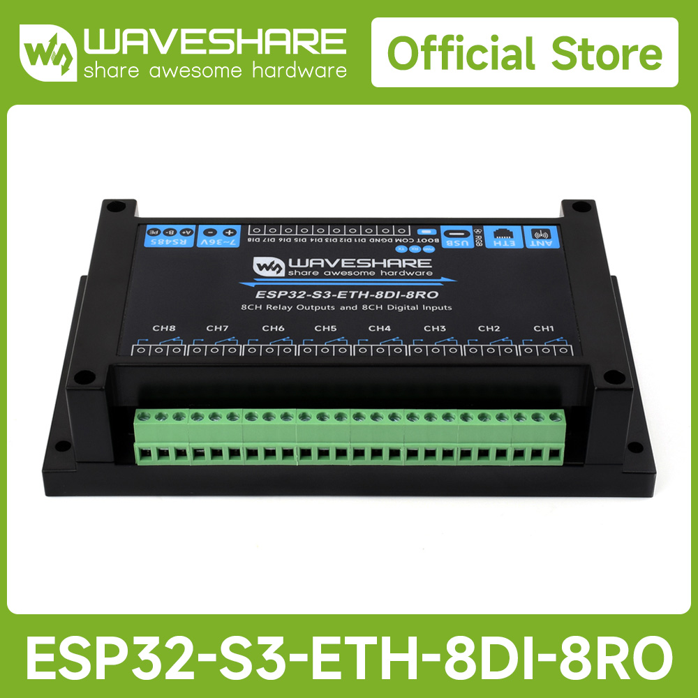 Waveshare Endüstriyel 8 Kanall - Waveshare Esp32 incelemesi ve fiyatı
