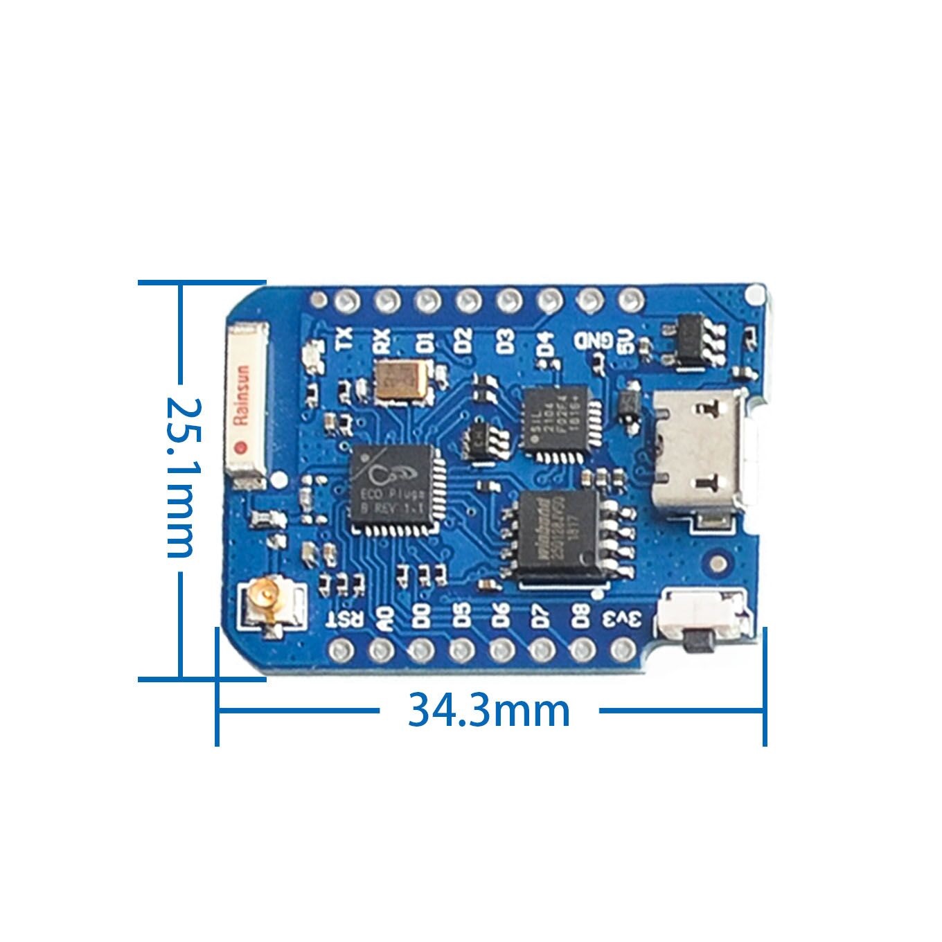 WEMOS D1 Mini Pro 4M 16M bayt  - Wemos D1 incelemesi ve fiyatı