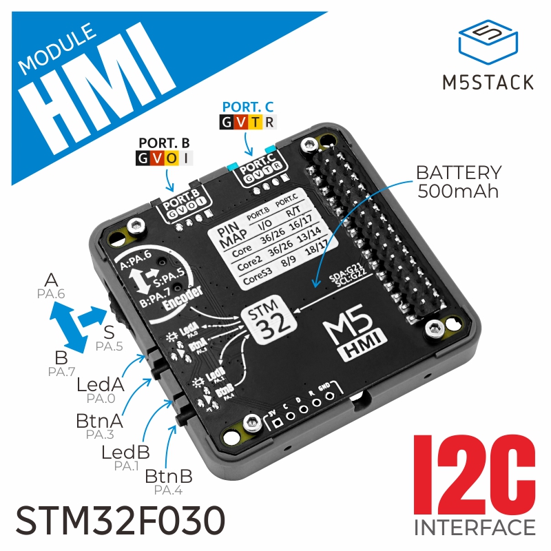 M5Stack Enkoderli ve 500mAh Pi - M5Stack Core2 incelemesi ve fiyatı