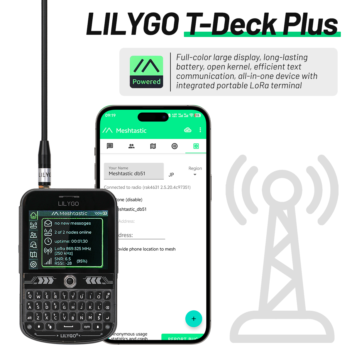 LILYGO T-Deck Plus Lora Mesh R - Ttgo T Watch incelemesi ve fiyatı