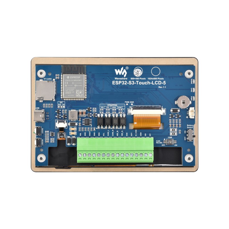 Waveshare ESP32-S3-Touch-LCD-5 - Waveshare Esp32 incelemesi ve fiyatı