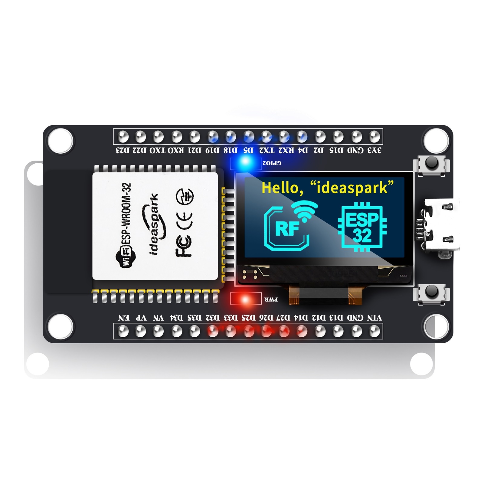 ideaspark ®   0,96 İnç OLED Ek - Lolin D32 incelemesi ve fiyatı