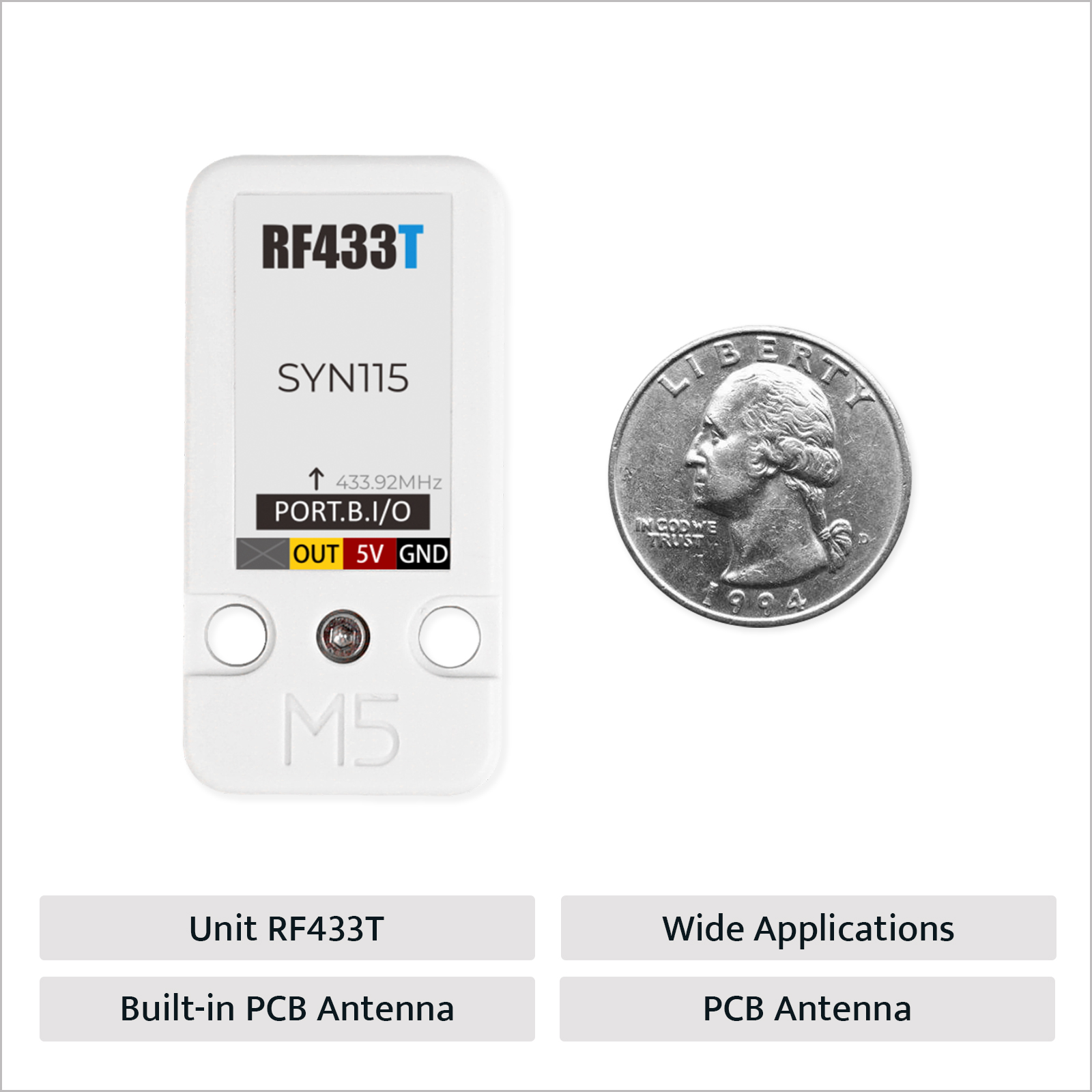 M5Stack Resmi RF ÜNİTESİ 433MH - M5Stack incelemesi ve fiyatı