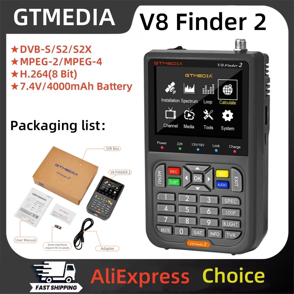 GTMEDIA V8 Finder 2 DVB-S/S2/S - Devkitc incelemesi ve fiyatı