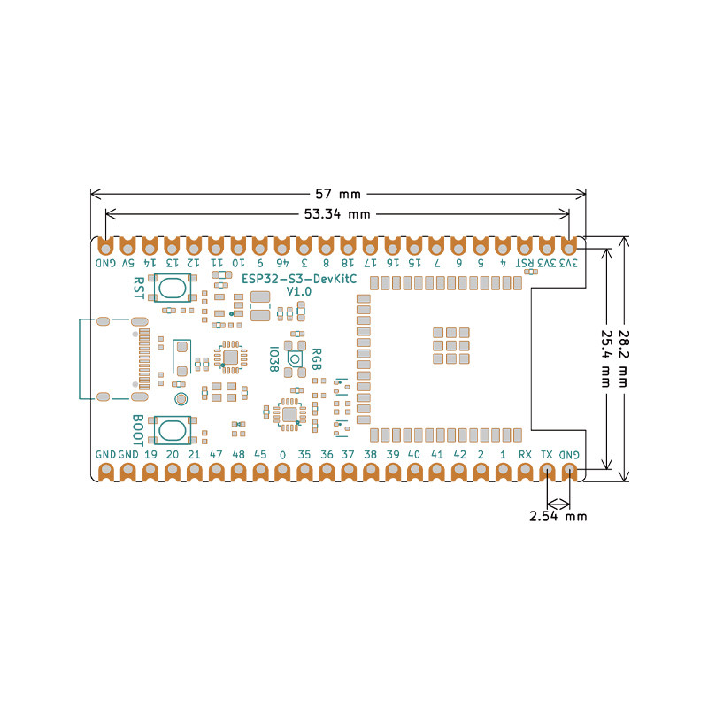 ESP32 S3 Çekirdek Kart Gelişti - Esp32 S3 Devkitc 1 incelemesi ve fiyatı