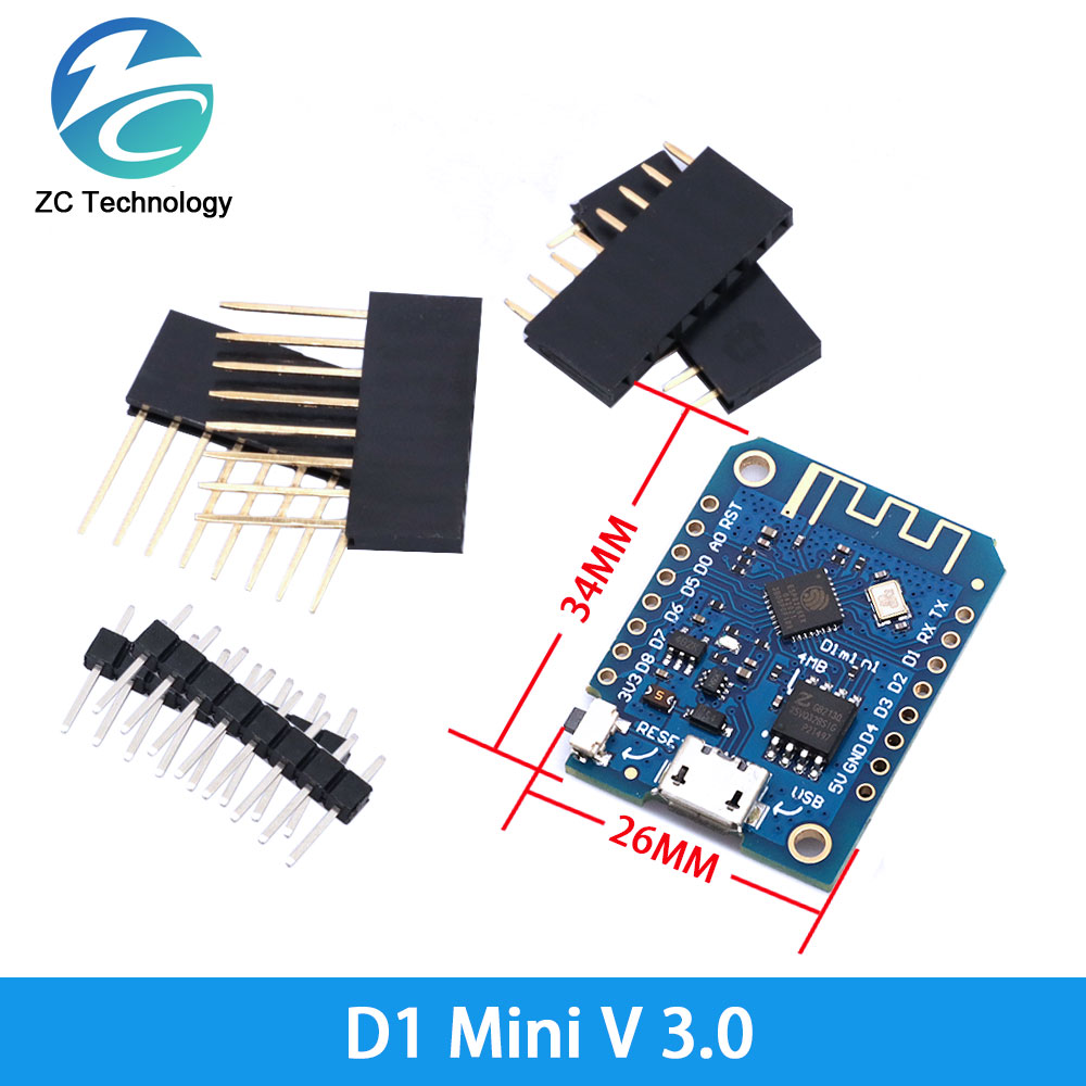 D1 Mini ESP8266 ESP-12F CH340G - Wemos D1 incelemesi ve fiyatı