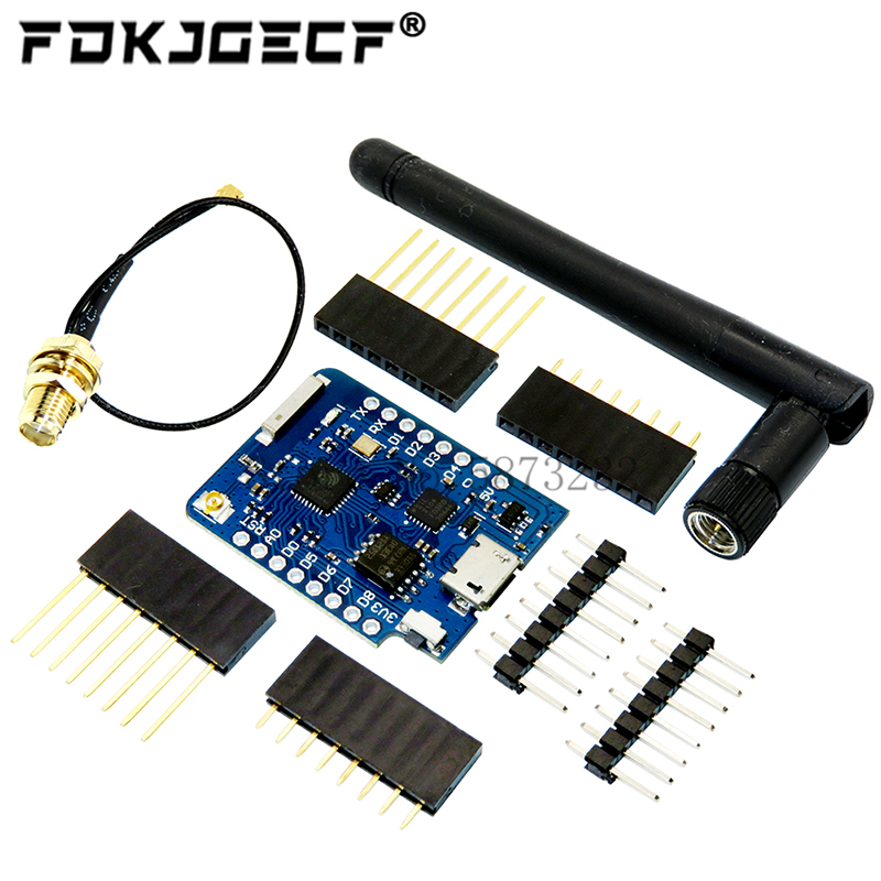 WEMOS D1 Mini Pro 4M 16M bayt  - D1 Mini Pro incelemesi ve fiyatı