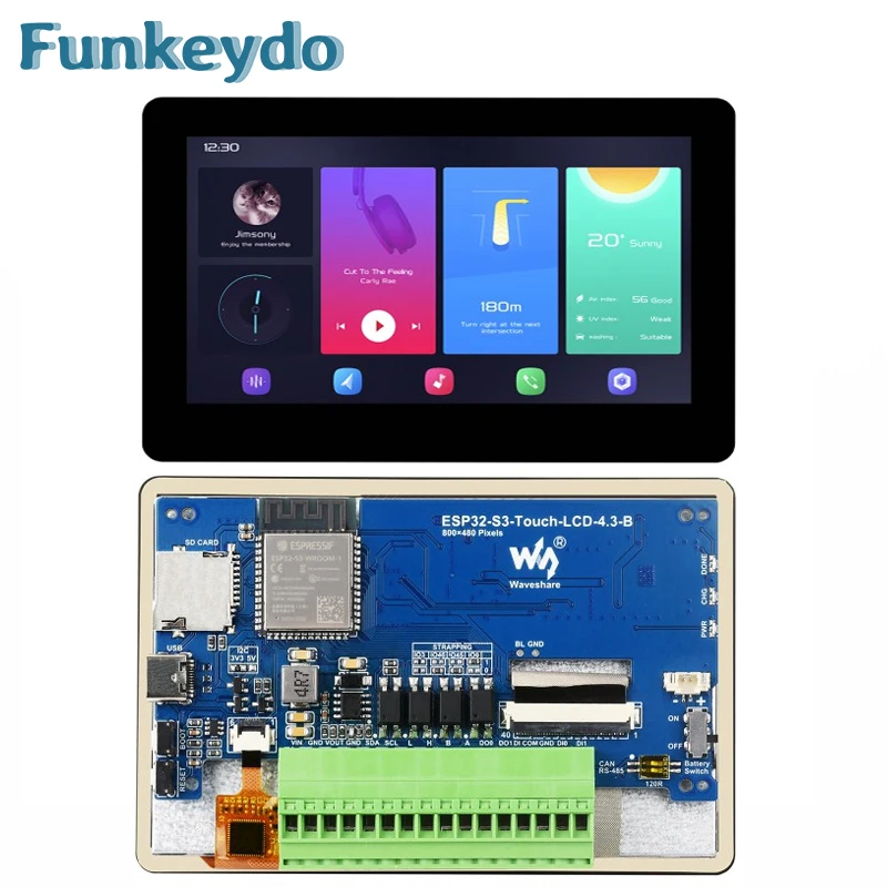 Waveshare ESP32-S3 4,3 inç IPS - Lolin S3 incelemesi ve fiyatı