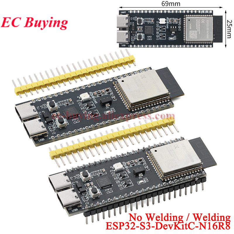 ESP32-S3-DevKitC-N16R8 ESP32S3 - Esp32 S3 Devkitc 1 incelemesi ve fiyatı