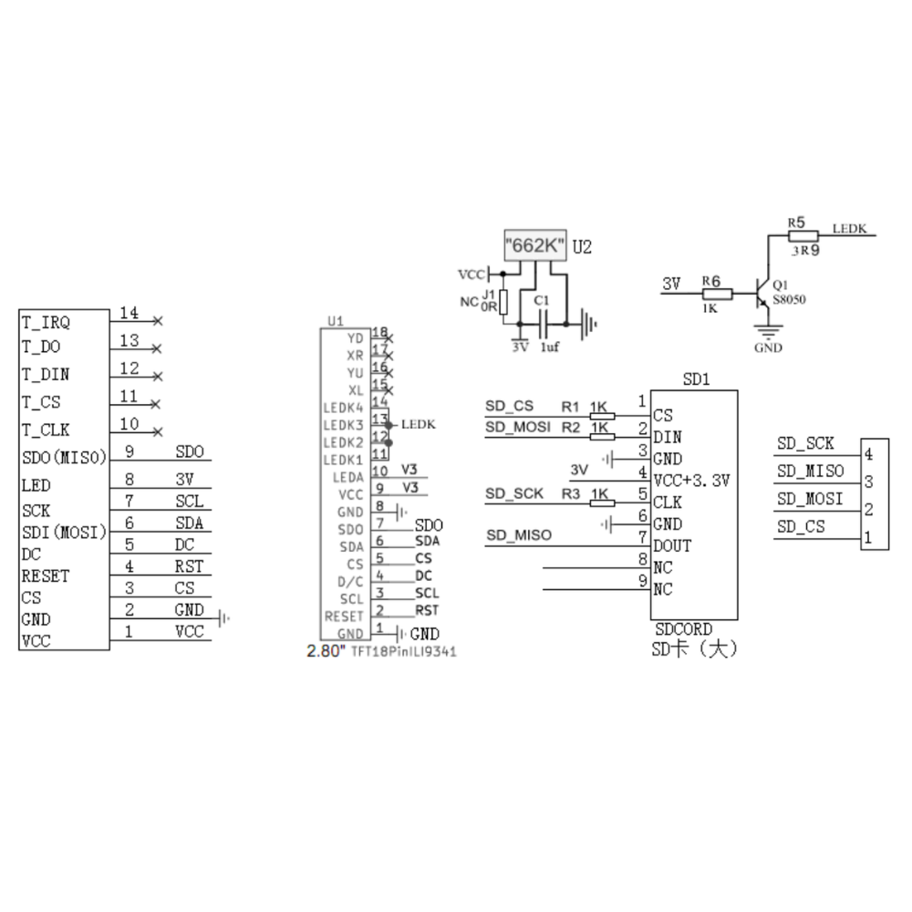 2.8 İnç TFT LCD Ekran Modülü E - Devkitc incelemesi ve fiyatı