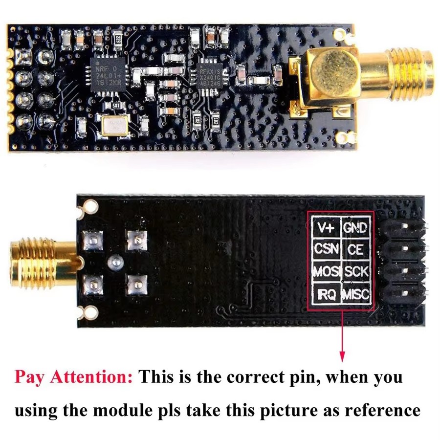 1/2 adet NRF24L01 + PA + LNA K - Ttgo T Watch incelemesi ve fiyatı