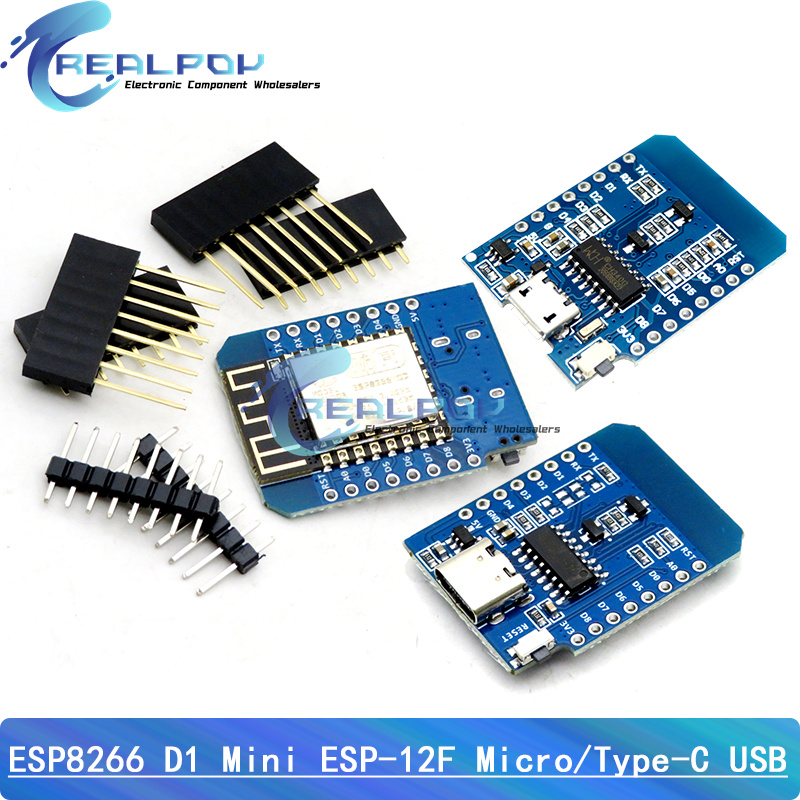 D1 Mini TYPE-C / MİKRO ESP8266 - Nodemcuv2 incelemesi ve fiyatı