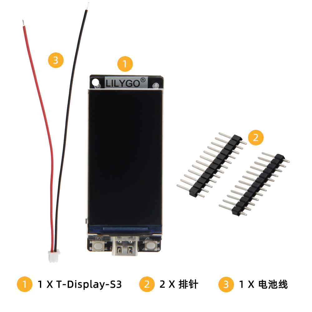 LILYGO T-Display-S3 1.9 İnç LC - Lolin S3 incelemesi ve fiyatı