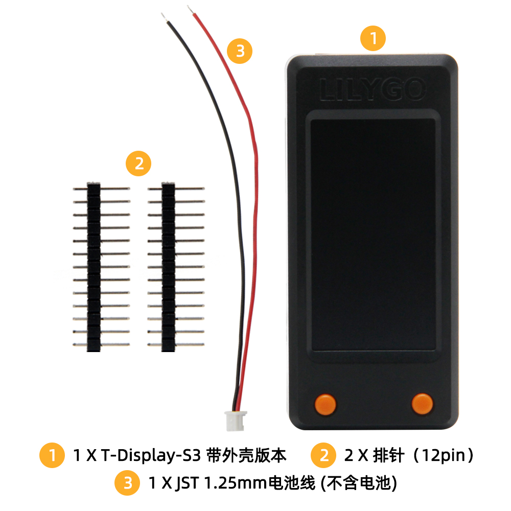 LILYGO T-Display-S3 1.9 İnç LC - Lolin S3 incelemesi ve fiyatı