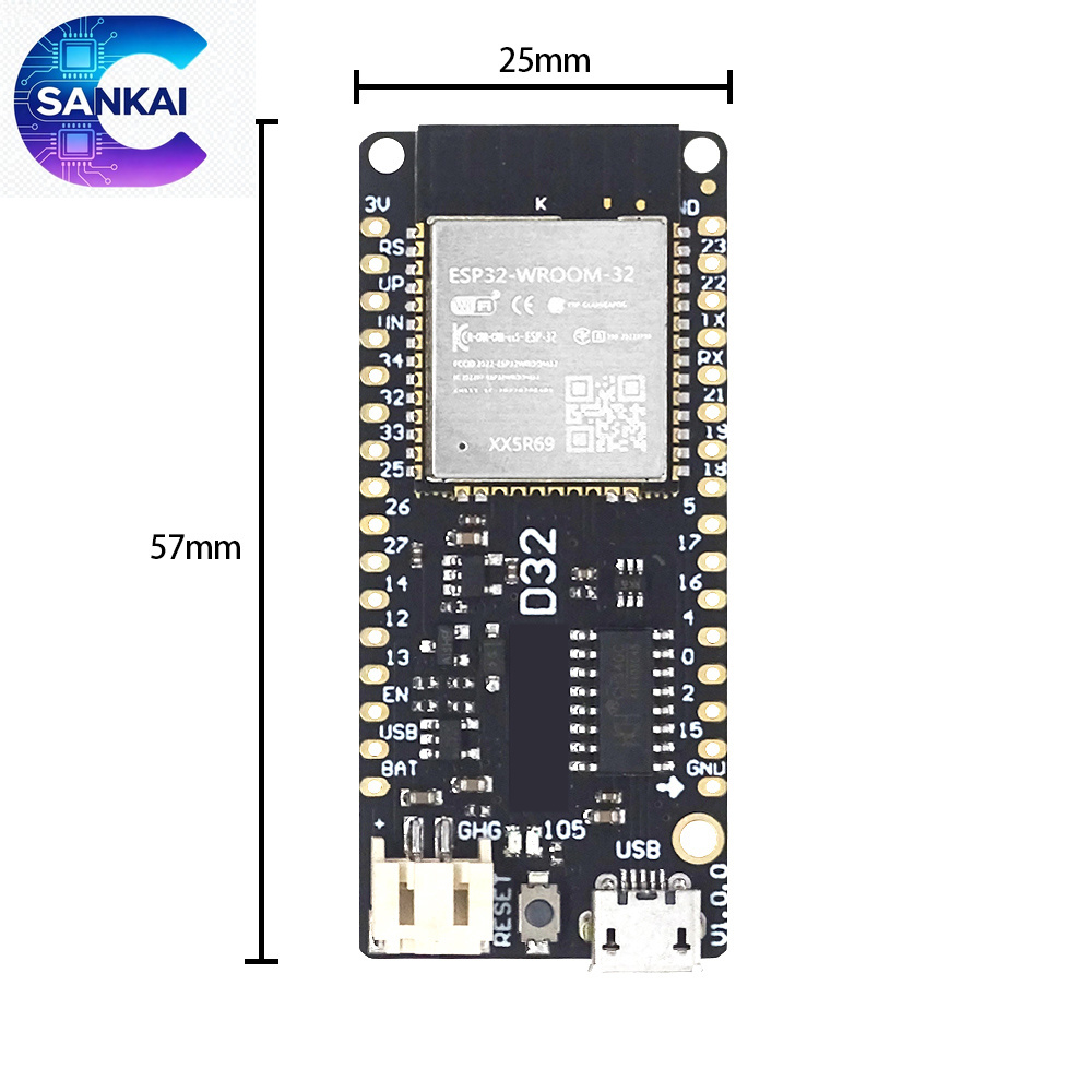 Wemos LOLIN D32 V1.0.0 ESP32 K - Lolin D32 incelemesi ve fiyatı